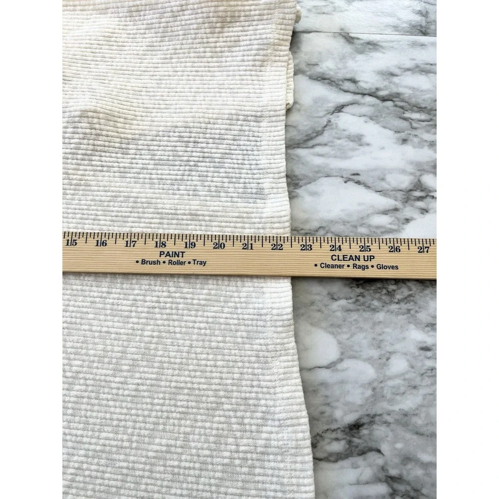 Free People Beach World Traveler Split Back Hem Women's Size‎ Sm Ivory USA Made
